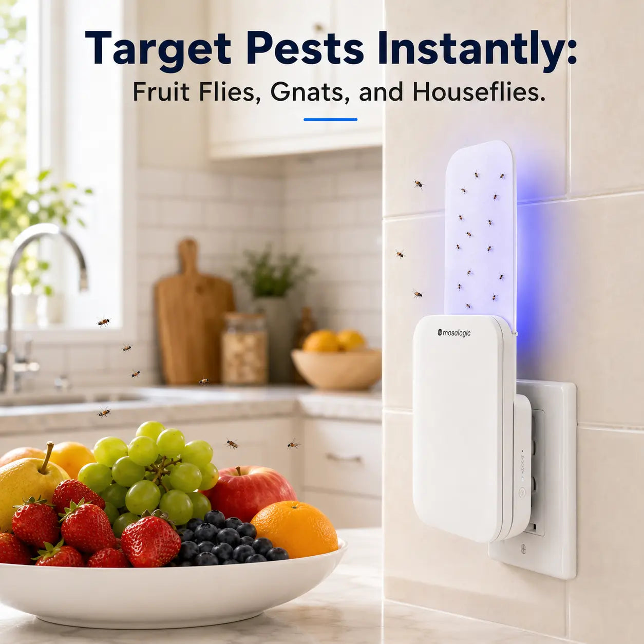 Mosalogic Indoor UV Fruit Fly & Gnat Trap Plug-In  3. Magnolia Flowers