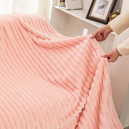 Slumber Ultra-Soft 3D Striped Throw Blanket