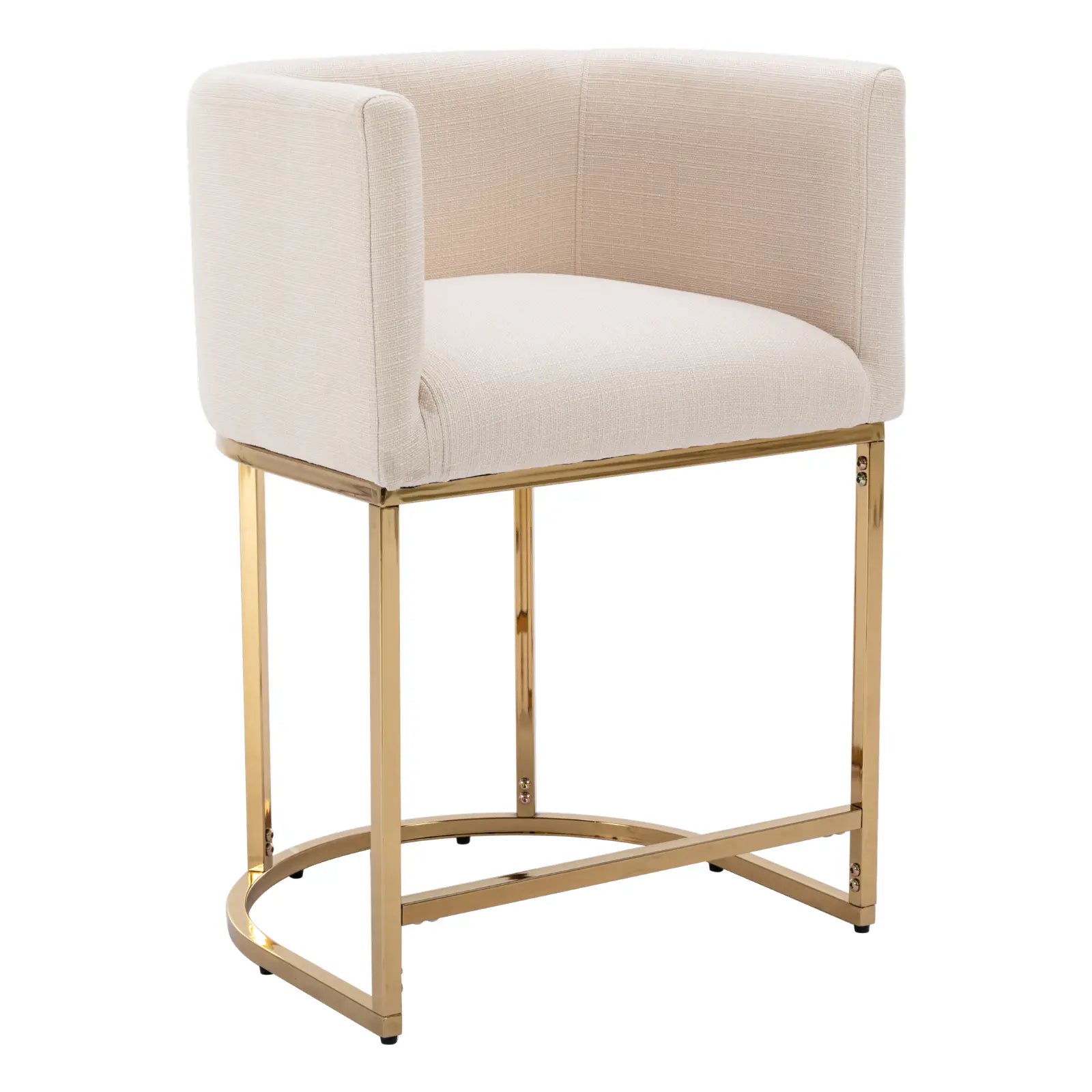 HNY Modern Linen Upholstered 24" Counter Stool  11. Dinner Plates