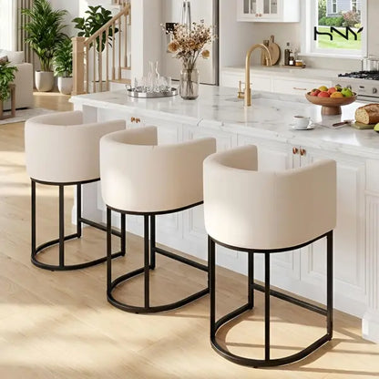 HNY Modern Linen Upholstered 24" Counter Stool  11. Dinner Plates