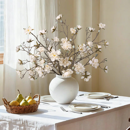 Ivydale Artificial Magnolia Flower Stems (3-Piece)