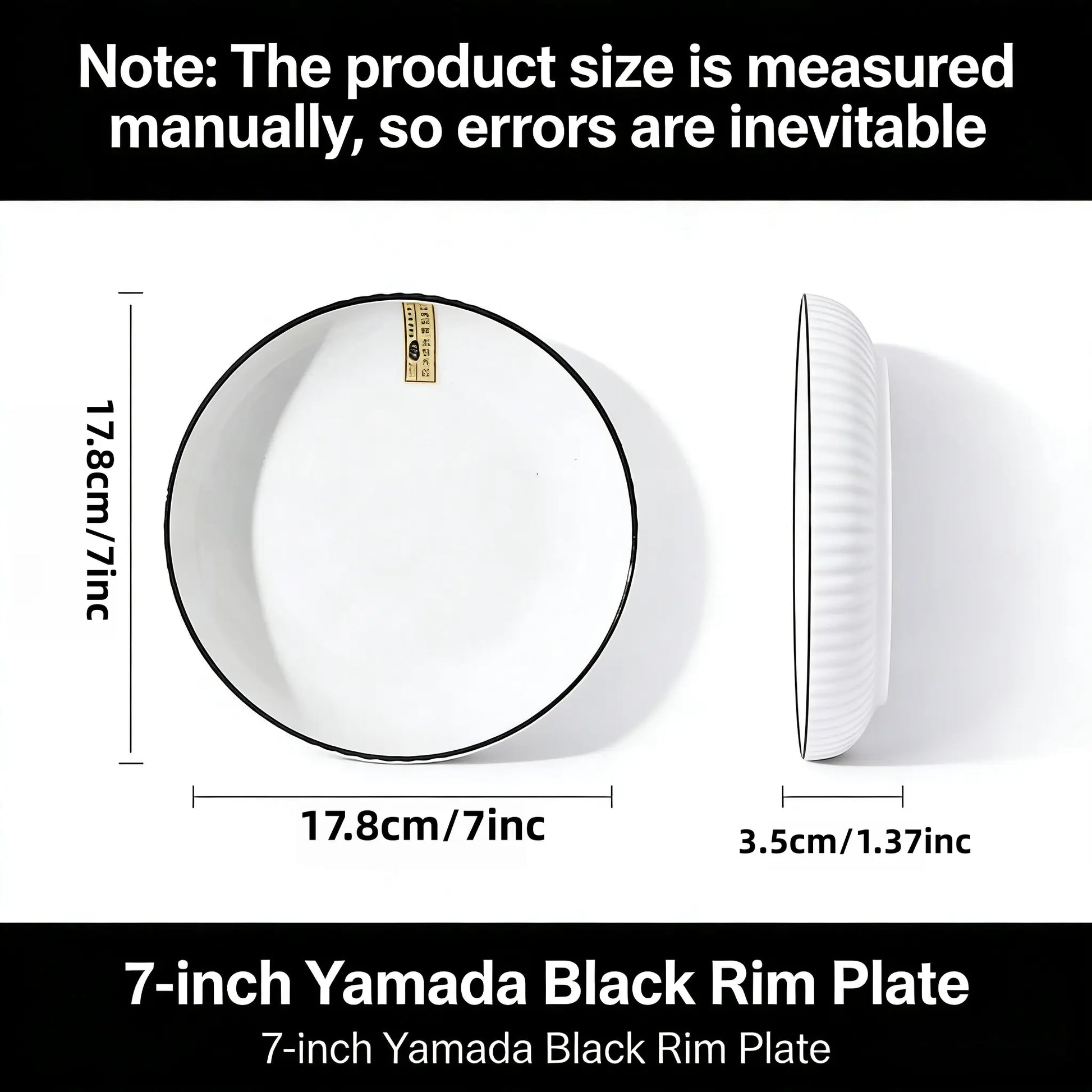 Minimalist Fluted Ceramic Dinner Plates (Set of 6)