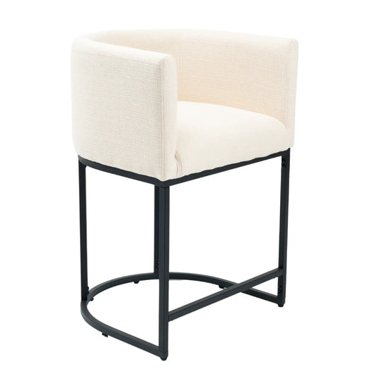 HNY Modern Linen Upholstered 24" Counter Stool  11. Dinner Plates