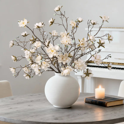 Ivydale Artificial Magnolia Flower Stems (3-Piece)
